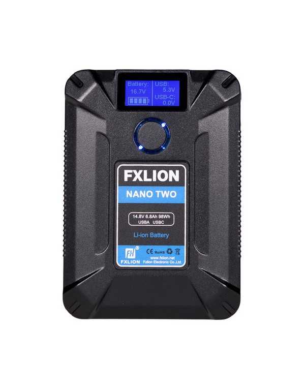 Fxlion NANO TWO – 14.8V / 98Wh V-Mount Battery | Battery | CAM TOOLS Middle East | FXLION