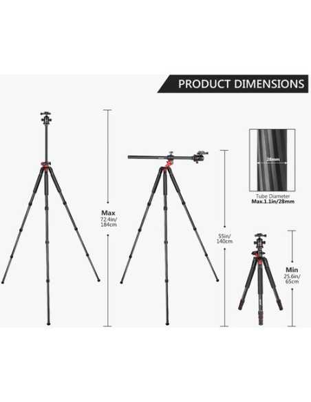 Neewer 2-in-1 Tripod/Monopod (72.4")