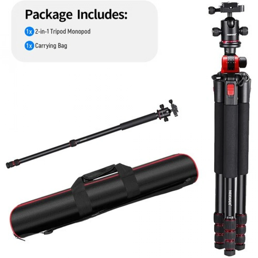 Neewer 2-in-1 Tripod/Monopod (72.4")