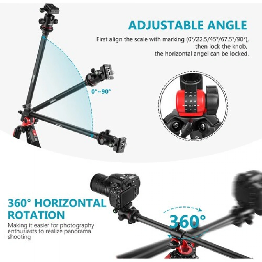 Neewer 2-in-1 Tripod/Monopod (72.4")