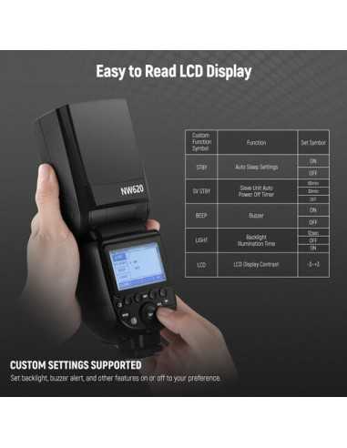 Neewer NW620 Speedlite Flash with LCD Display