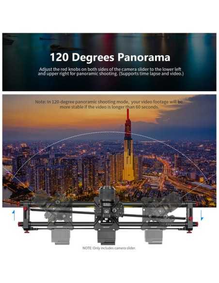 Neewer ER1 Motorized Wireless Carbon Fiber Camera Slider (47.2" / 120 cm)