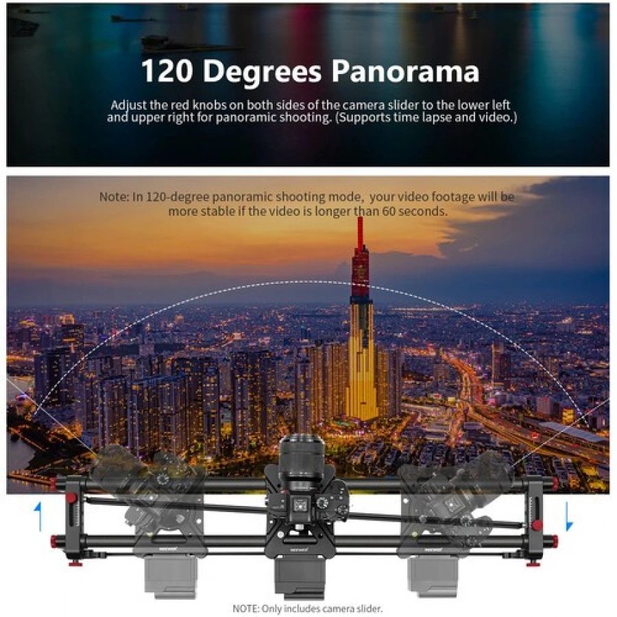 Neewer ER1 Motorized Camera Slider 120cm | CamTools UAE