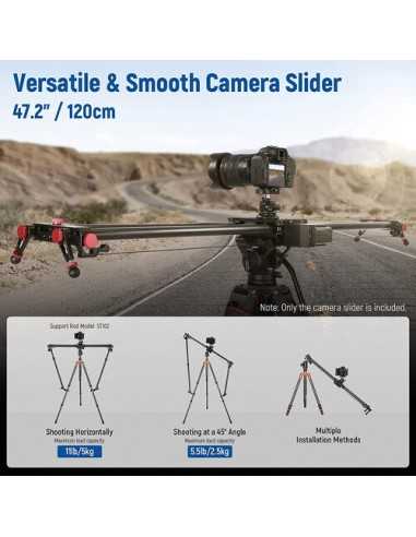 Neewer ER1 Motorized Wireless Carbon Fiber Camera Slider (47.2" / 120 cm)