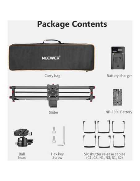 Neewer ER1 Motorized Wireless Carbon Fiber Camera Slider (47.2" / 120 cm)