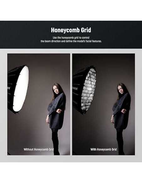 NEEWER 85cm Deep Parabolic Quick Release Softbox With Honeycomb Grid