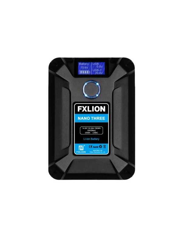 Fxlion NANO THREE – 14.8V / 150Wh V-Mount Battery | Battery | CAM TOOLS Middle East | FXLION