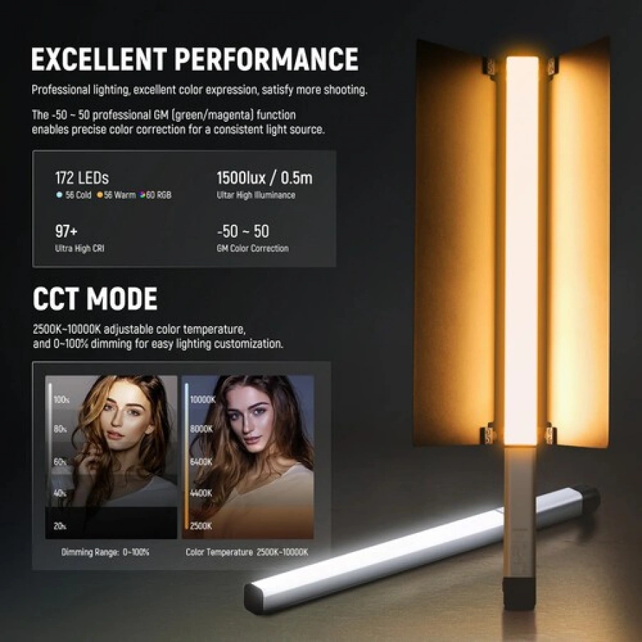 Neewer CL124 RGB Handheld LED Light Stick/Wand