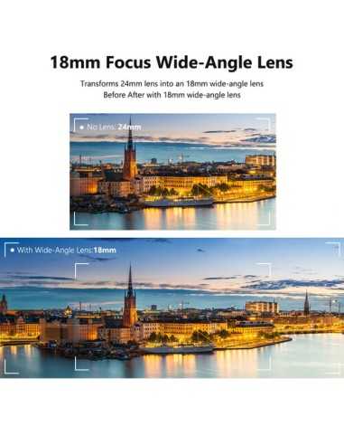 Neewer 2-in-1 Wide-Angle and 10x Macro Lens for Sony ZV-1