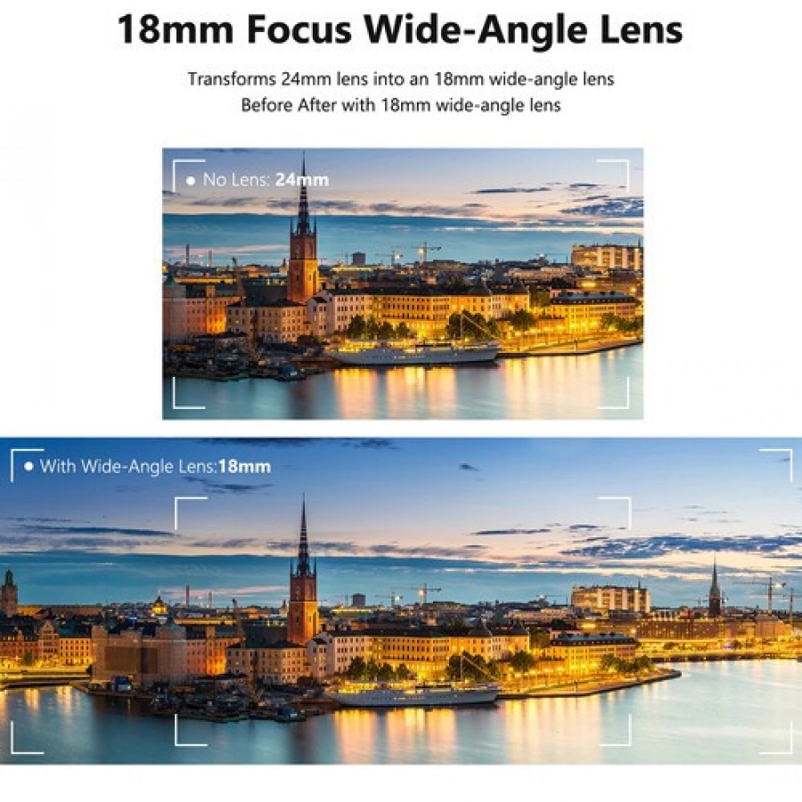 Neewer 2-in-1 Wide-Angle and 10x Macro Lens for Sony ZV-1