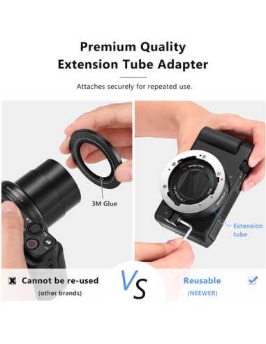 Neewer 2-in-1 Wide-Angle and 10x Macro Lens for Sony ZV-1