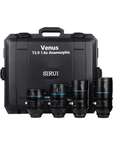 Sirui T2.9 1.6x Full-Frame Anamorphic 4-Lens Set (35/50/75/100mm, E-Mount) | Cine Lenses | CAM TOOLS Middle East | Sirui