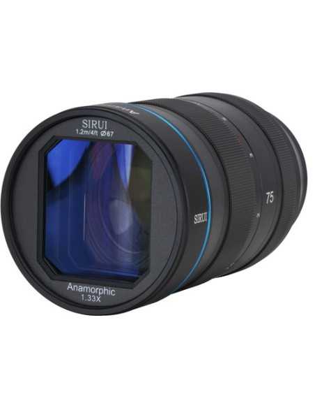 Sirui 75mm f/1.8 Anamorphic 1.33x Lens (E Mount)