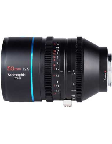 Sirui 50mm T2.9 1.6x Full-Frame Anamorphic Lens (Sony E) | Cine Lenses | CAM TOOLS Middle East | Sirui