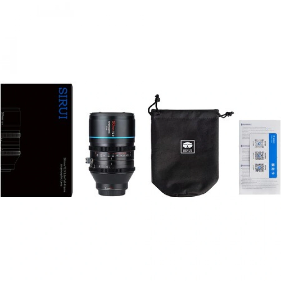 Sirui 50mm T2.9 1.6x Full-Frame Anamorphic Lens (Sony E)