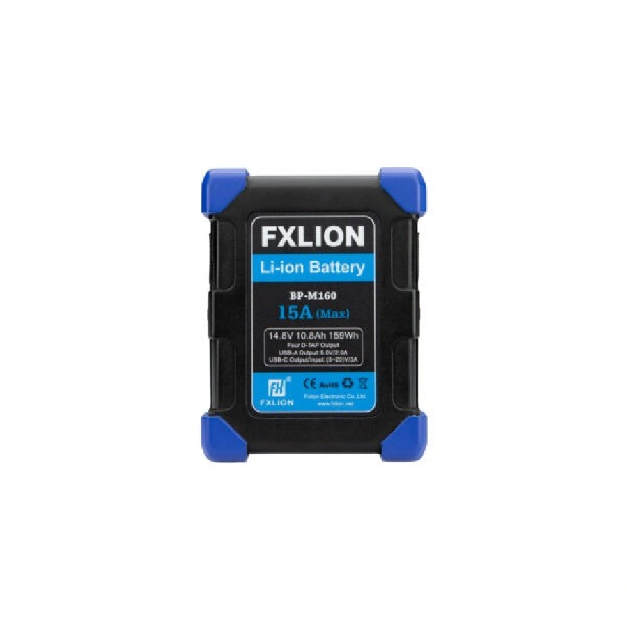 Fxlion 160Wh High Power Square Battery – 14.8V / V-Mount Battery