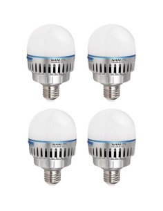 Nanlite PavoBulb 10C Bi-Color RGBWW LED Bulb (4-Light Kit)