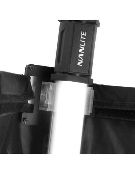 NANLITE Barndoor with Eggcrate for Pavotube II 30C