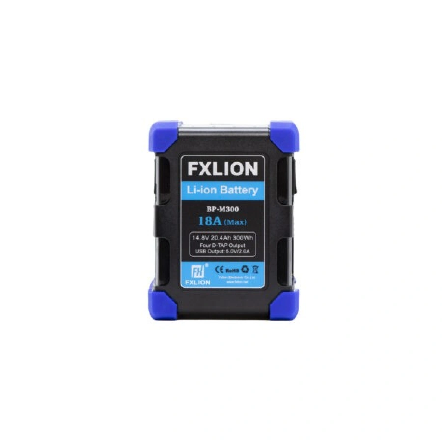 Fxlion 300Wh High Power Square Battery – 14.8V / V-Mount Battery
