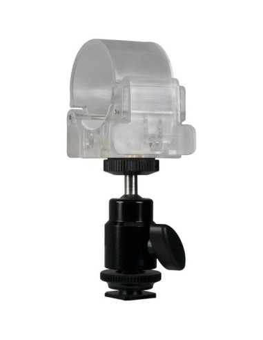 Nanlite Pavotube Transparent Clip and Mini Ball Head with Hot Shoe Adapter and 1/4''-2 | Softboxes & Light Modifiers | CAM TOOLS Middle East | Nanlite