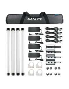 NANLITE Pavotube II 15X 4KIT RGB Tubelight, 16W, 2700K-12000K