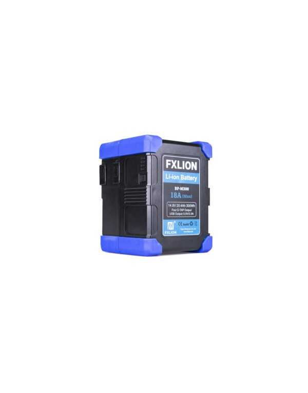 Fxlion 300Wh High Power Square Battery – 14.8V / V-Mount Battery