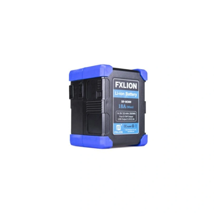 Fxlion 300Wh High Power Square Battery – 14.8V / V-Mount Battery