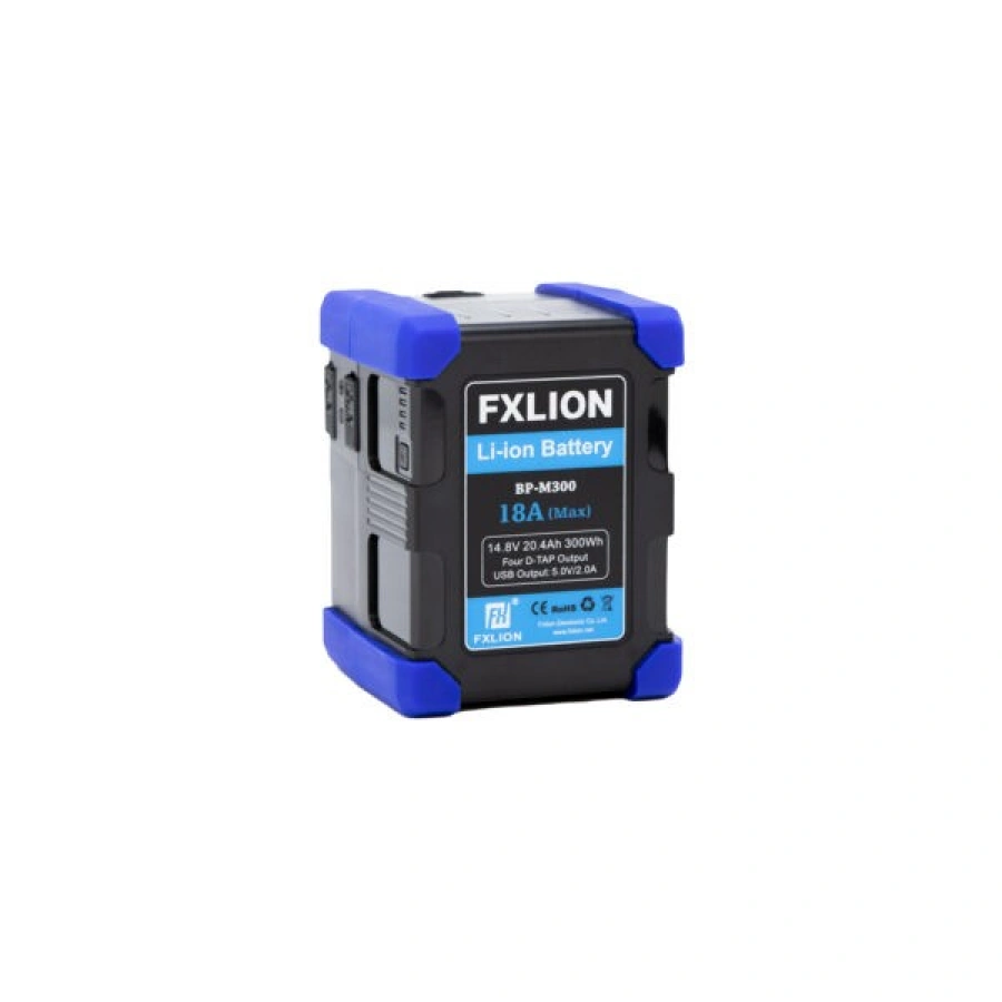 Fxlion 300Wh High Power Square Battery – 14.8V / V-Mount Battery