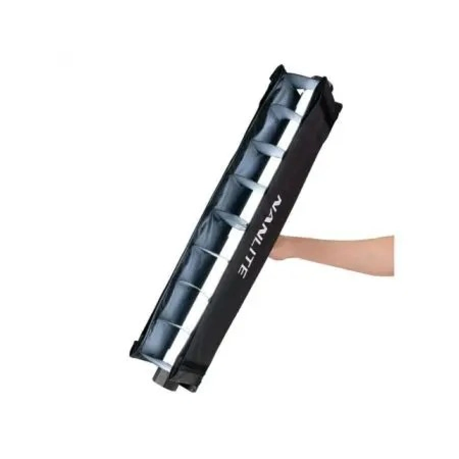 Nanlite Barndoor with eggcrate for Pavotube II 15X