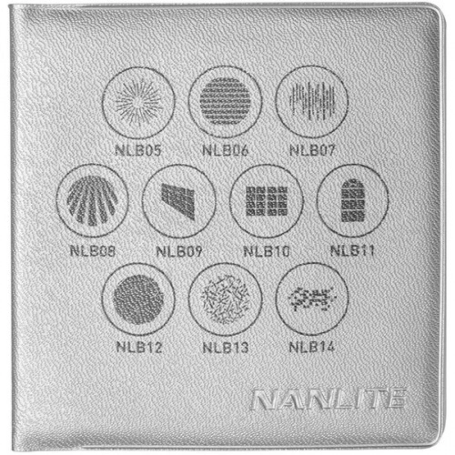 NANLITE BM Mount Projection Attachment GOBO Set 1(10pcs in one set)