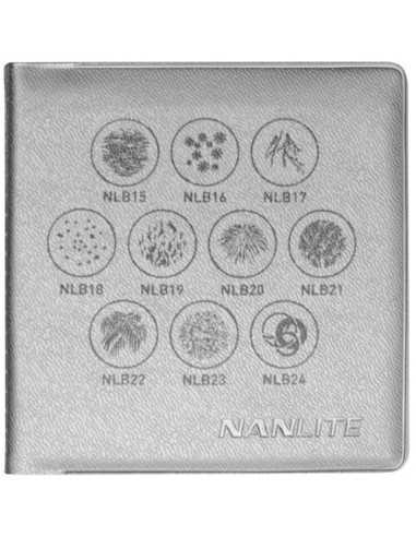 NANLITE Bowens Mount Projection Attachment GOBO Set 2