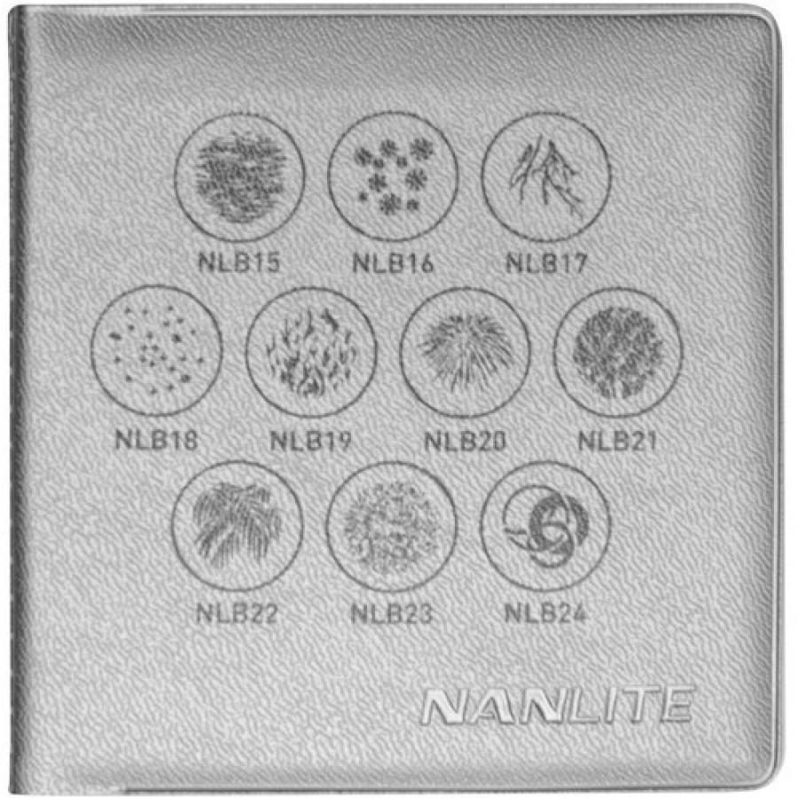 NANLITE Bowens Mount Projection Attachment GOBO Set 2