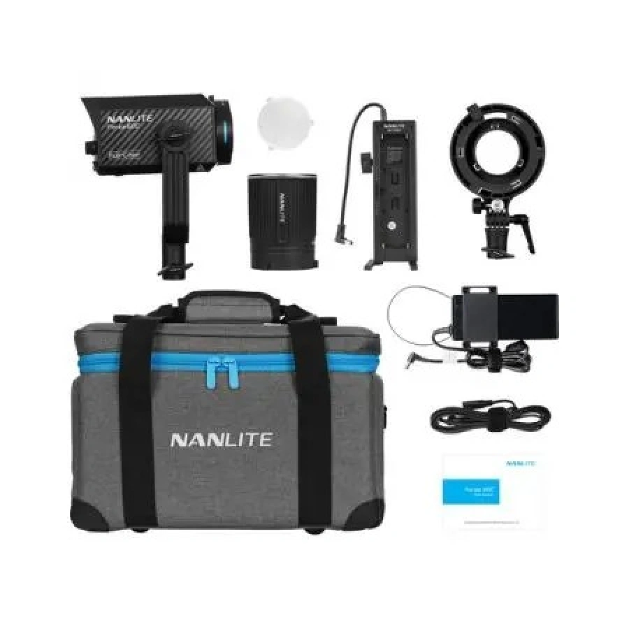 NANLITE Forza 60C RGBLAC LED Spot light With 36000 Colors/RGB Mode/Hue and Saturation Control
