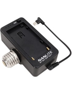 NANLITE NP-F Battery Adapter and Mount for PavoBulb 10C