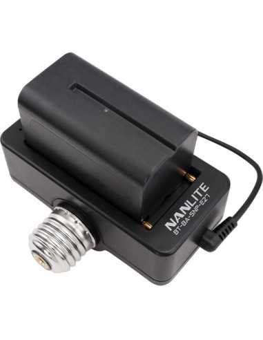 NANLITE NP-F Battery Adapter and Mount for PavoBulb 10C