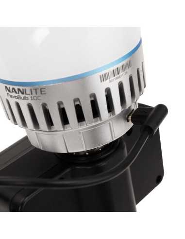 NANLITE NP-F Battery Adapter and Mount for PavoBulb 10C