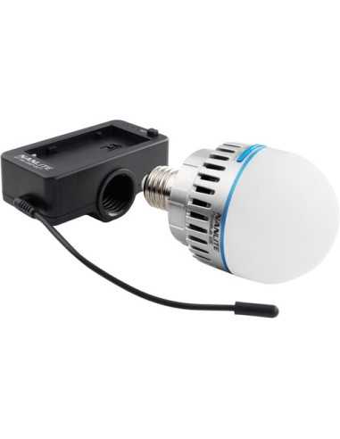 NANLITE NP-F Battery Adapter and Mount for PavoBulb 10C