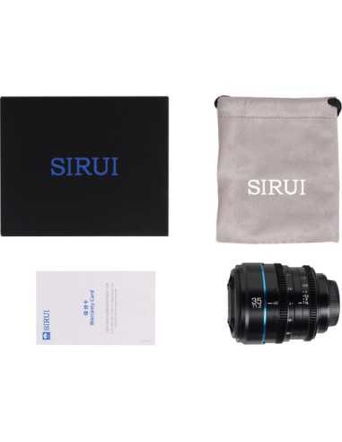 Sirui Night Walker 35mm T1.2 S35 Cine Lens (E-Mount, Black)