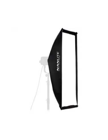 NANLITE Asymmetric Softbox of 45*110CM with Grid | Softboxes & Light Modifiers | CAM TOOLS Middle East | Nanlite