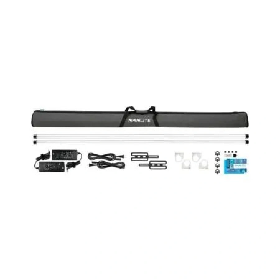 NANLITE PavoTube II 60X 2KIT-S LED Tube Light with Carry Bag