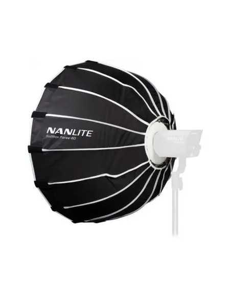 NANLITE Parabolic Softbox of Forza Mount + EC-FMM-60 Grid