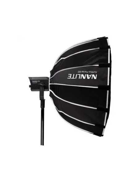 NANLITE Parabolic Softbox of Forza Mount + EC-FMM-60 Grid