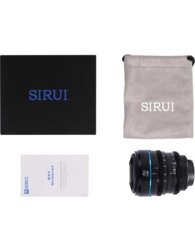Sirui Night Walker 24mm T1.2 S35 Cine Lens (E-Mount, Black)