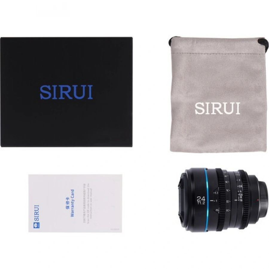 Sirui Night Walker 24mm T1.2 S35 Cine Lens (E-Mount, Black)