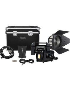 Nanlux Evoke 1200 LED Daylight Spot Light Kit with Fresnel Lens and Case