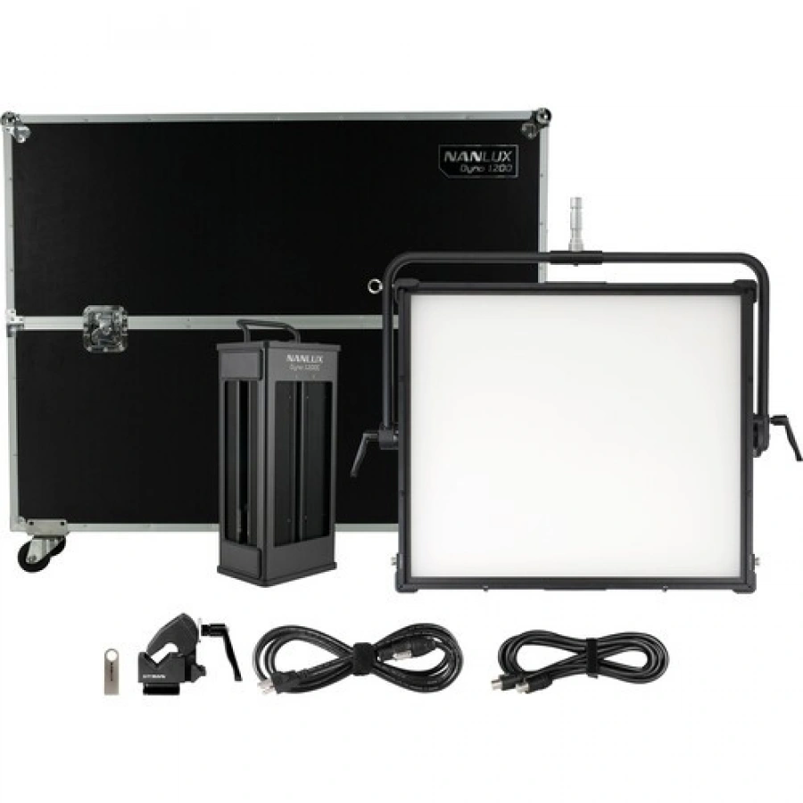 Nanlux Dyno 1200C RGBWW LED Panel with Travel Case