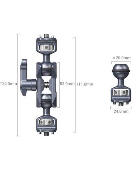 SmallRig Magic Arm with Dual Ball Heads (1/4"-20 Screws)