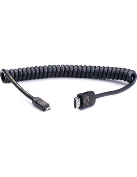Atomos AtomFLEX Coiled Micro-HDMI to HDMI Cable (16 to 32")