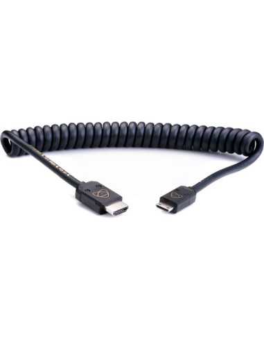 Atomos AtomFLEX HDMI to Mini-HDMIAtomos AtomFLEX Coiled Mini-HDMI to HDMI Cable (16 to 32") Coiled Cable (16” to 32")