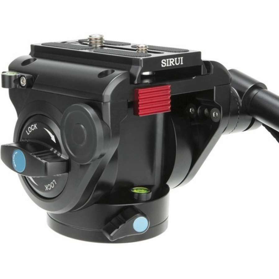 Sirui P-325FL 5-Section Carbon Fiber Monopod with VH-10 Video Head